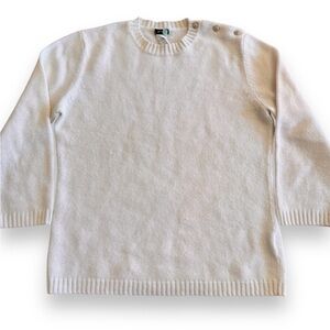 J. Crew Cream Crew Neck Sweater
